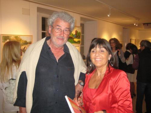 con el artista catalan Josep Cruañas - Brión 2012